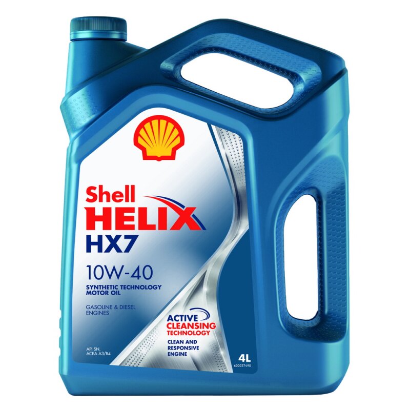 Масло моторное Shell Helix HX7 10w40 полусинтетическое, SN/SN PLUS, ACEA A3/B3/B4, универсальное, 4л
Масло моторное Shell Helix HX7 10w40 полусинтетическое, SN/SN PLUS, ACEA A3/B3/B4, универсальное, 4л