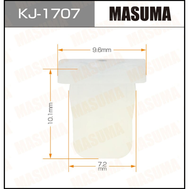 Клипса крепежная MASUMA KJ-1707 (OEM MR573469)
Клипса крепежная MASUMA KJ-1707 (OEM MR573469)