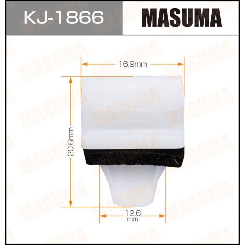 Клипса крепежная MASUMA KJ-1866 (OEM 91512-S50-003)
Клипса крепежная MASUMA KJ-1866 (OEM 91512-S50-003)