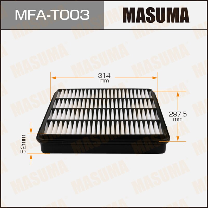 Фильтр воздушный Masuma A-1030, арт. MFA-T003
Фильтр воздушный Masuma A-1030, арт. MFA-T003