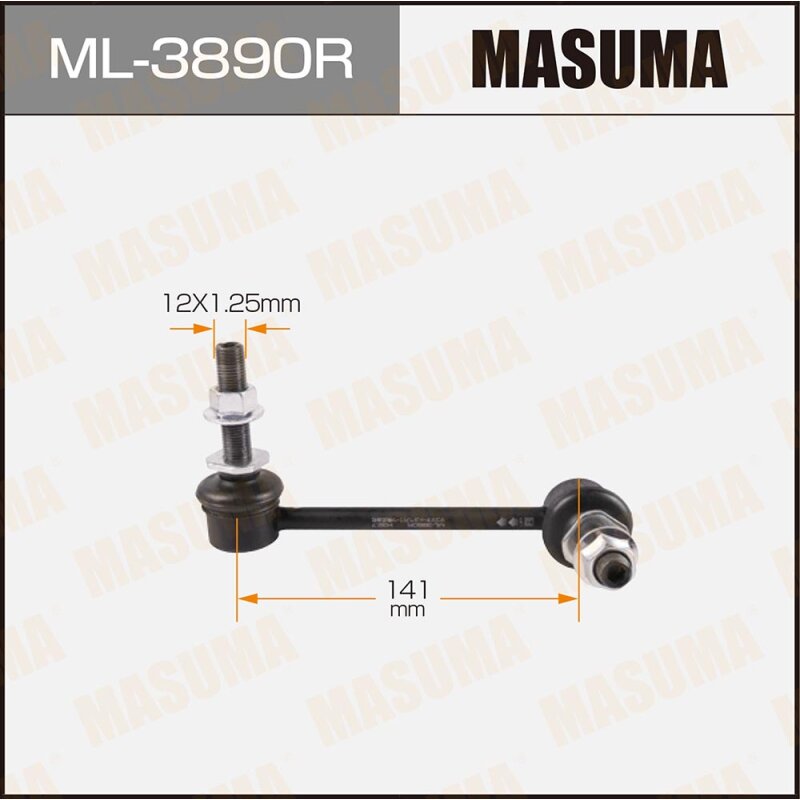 Линк "Masuma" front RH Land Cruiser Prado ##J12#
Линк "Masuma" front RH Land Cruiser Prado ##J12#