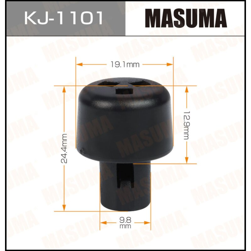 Клипса крепежная MASUMA KJ-1101 (OEM 90467-06183)
Клипса крепежная MASUMA KJ-1101 (OEM 90467-06183)