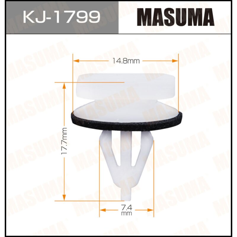 Клипса крепежная MASUMA KJ-1799 (OEM 74904-S7S-N01)
Клипса крепежная MASUMA KJ-1799 (OEM 74904-S7S-N01)