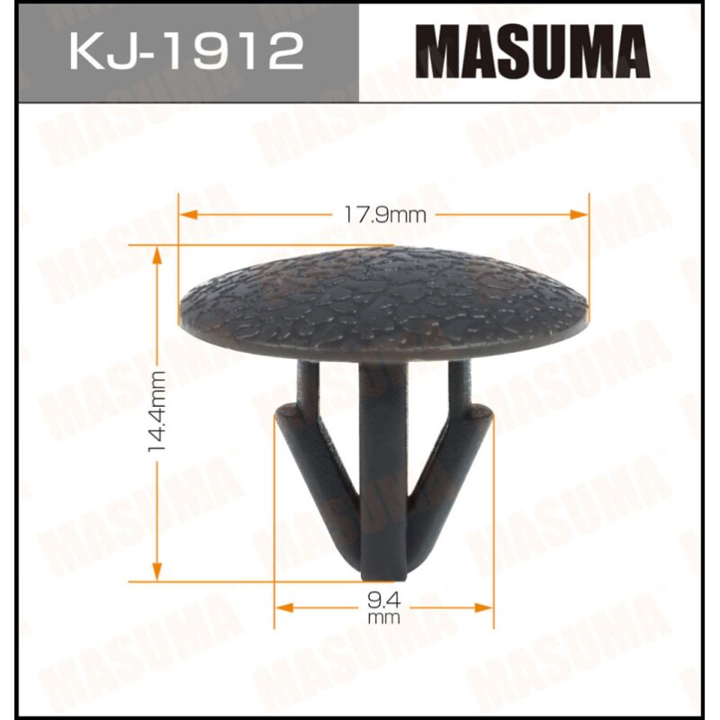 Клипса крепежная MASUMA KJ-1912 (OEM 909130061)
Клипса крепежная MASUMA KJ-1912 (OEM 909130061)
