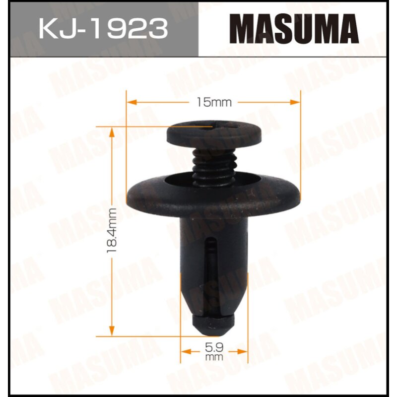 Клипса крепежная MASUMA KJ-1923 (OEM 34116TA080
Клипса крепежная MASUMA KJ-1923 (OEM 34116TA080