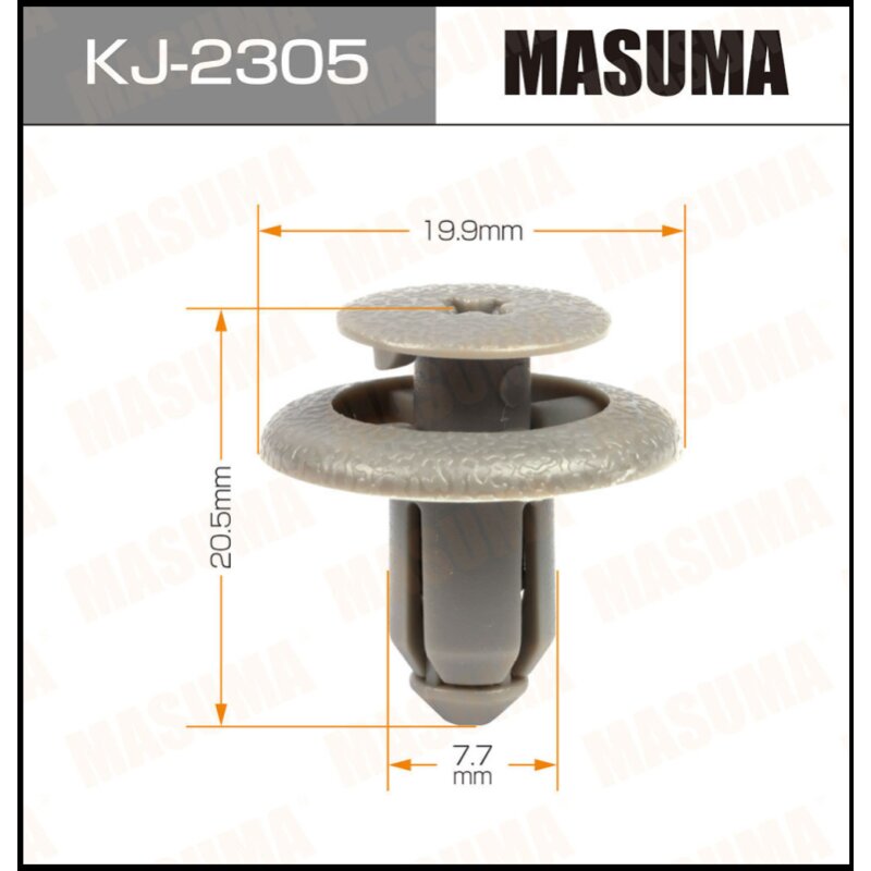 Клипса крепежная MASUMA KJ-2305 (OEM 01553-10471
Клипса крепежная MASUMA KJ-2305 (OEM 01553-10471