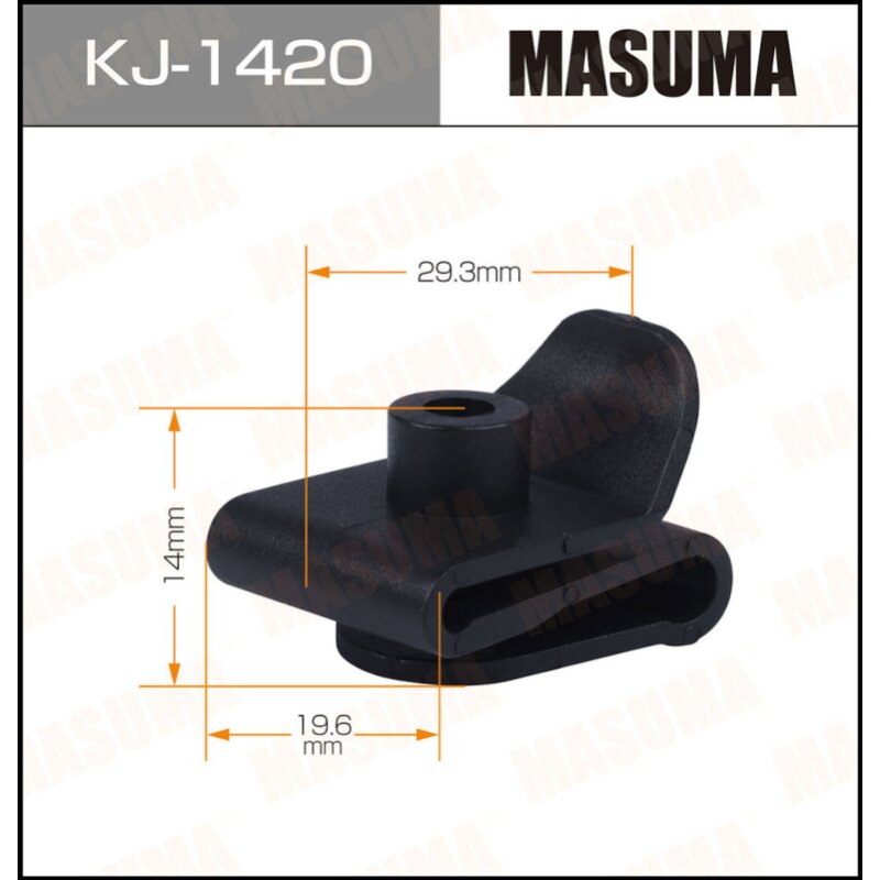 Клипса крепежная MASUMA KJ-1420 (OEM 53879-17020) (стоимость за упаковку 50 шт
Клипса крепежная MASUMA KJ-1420 (OEM 53879-17020) (стоимость за упаковку 50 шт