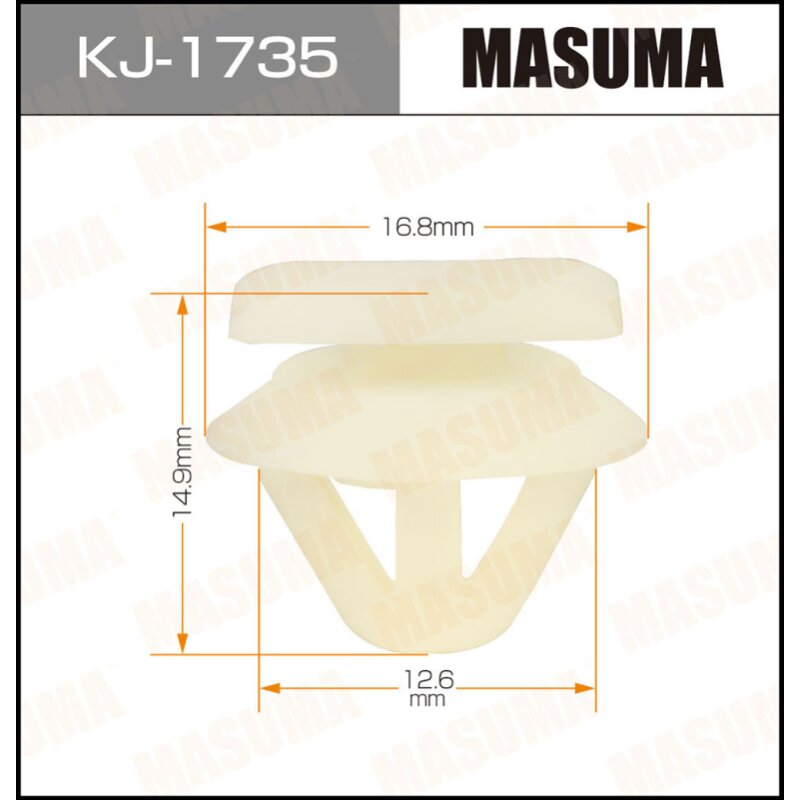 Клипса крепежная MASUMA KJ-1735 (OEM E114-51-W24)
Клипса крепежная MASUMA KJ-1735 (OEM E114-51-W24)