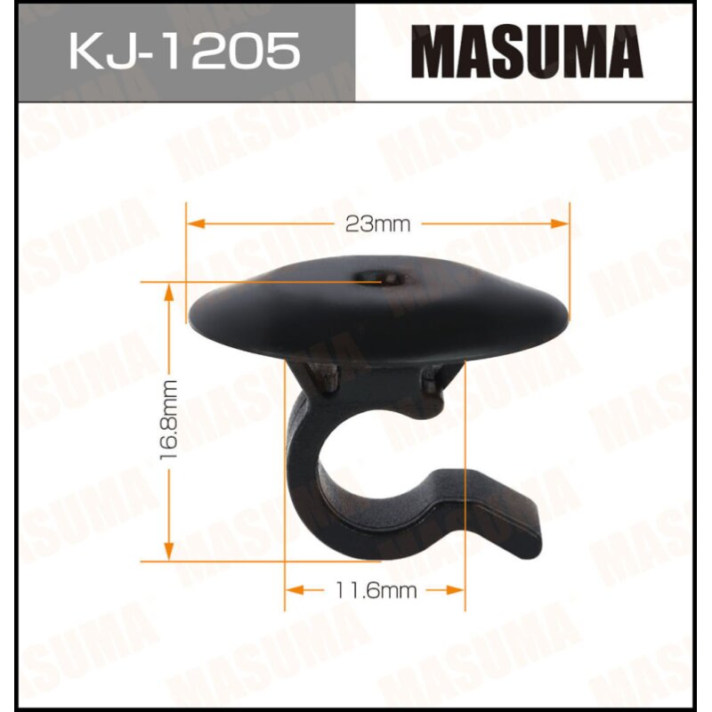 Клипса крепежная MASUMA KJ-1205 (OEM 90467-12043
Клипса крепежная MASUMA KJ-1205 (OEM 90467-12043