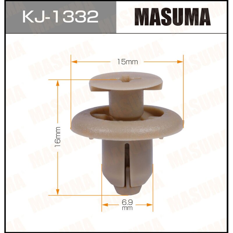 Клипса крепежная MASUMA KJ-1332 (OEM 90467-07152-A0)
Клипса крепежная MASUMA KJ-1332 (OEM 90467-07152-A0)