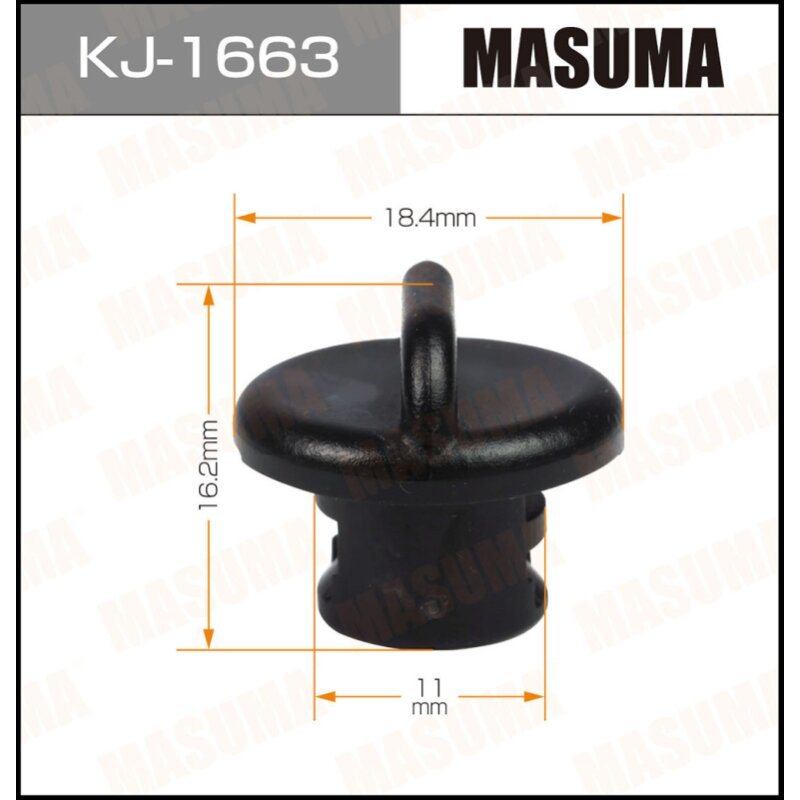 Клипса крепежная MASUMA KJ-1663 (OEM MR201972)
Клипса крепежная MASUMA KJ-1663 (OEM MR201972)