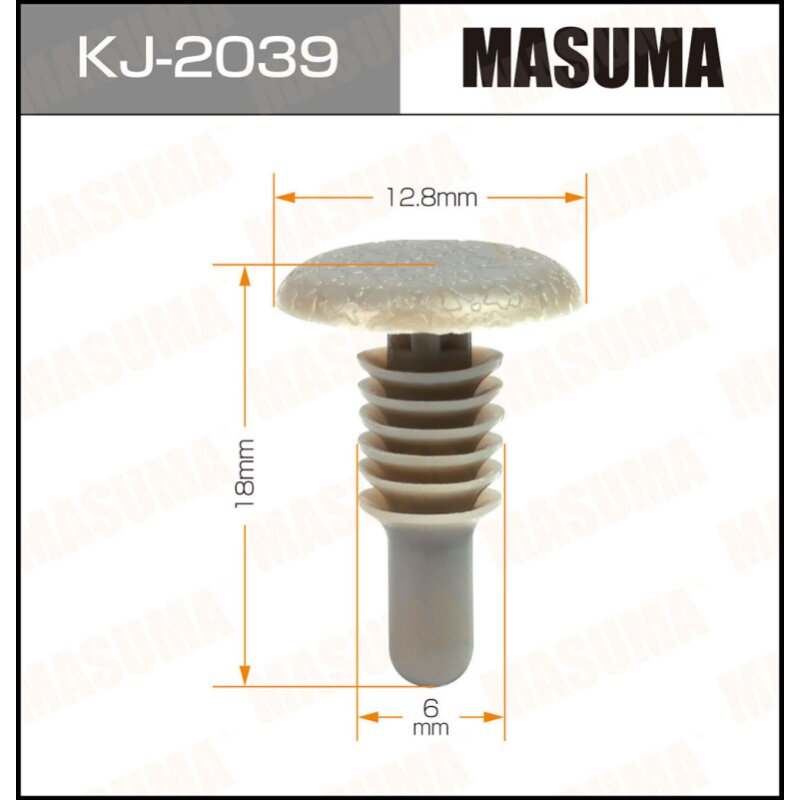 Клипса крепежная MASUMA KJ-2039 (OEM MR767832
Клипса крепежная MASUMA KJ-2039 (OEM MR767832