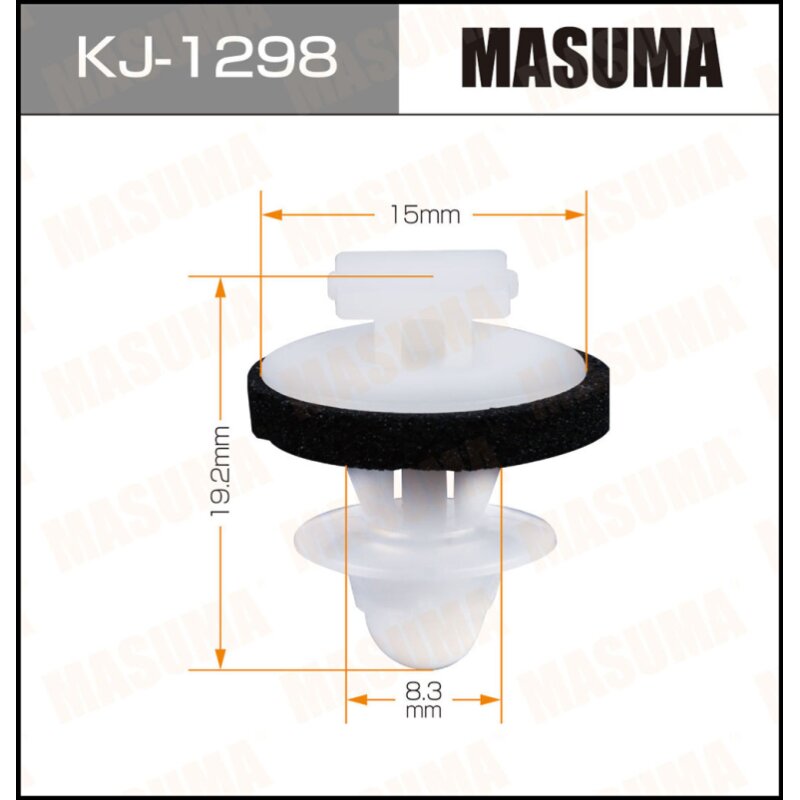 Клипса крепежная MASUMA KJ-1298 (OEM 76817-12040)
Клипса крепежная MASUMA KJ-1298 (OEM 76817-12040)