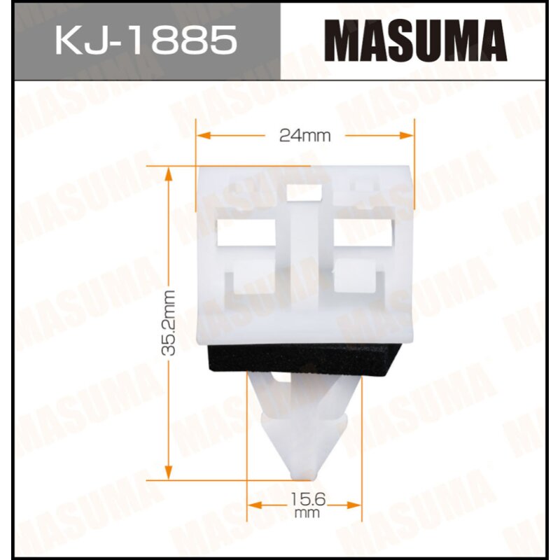 Клипса крепежная MASUMA KJ-1885 (OEM 71592-S6A-000)
Клипса крепежная MASUMA KJ-1885 (OEM 71592-S6A-000)