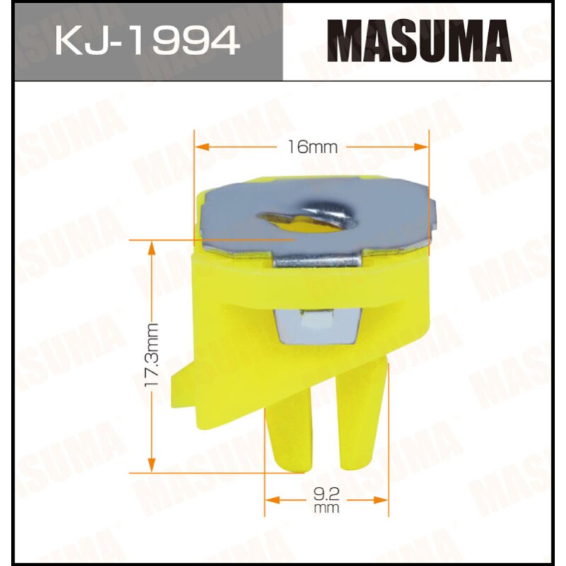 Клипса крепежная MASUMA KJ-1994 (OEM 91626-SP0-003
Клипса крепежная MASUMA KJ-1994 (OEM 91626-SP0-003