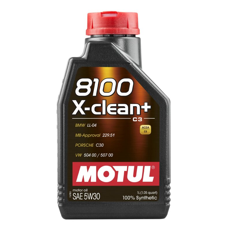 Масло моторное MOTUL 8100 X-clean+ 5w30 синтетическое, SM/SN/CF, ACEA C3, универсальное, 1л
Масло моторное MOTUL 8100 X-clean+ 5w30 синтетическое, SM/SN/CF, ACEA C3, универсальное, 1л