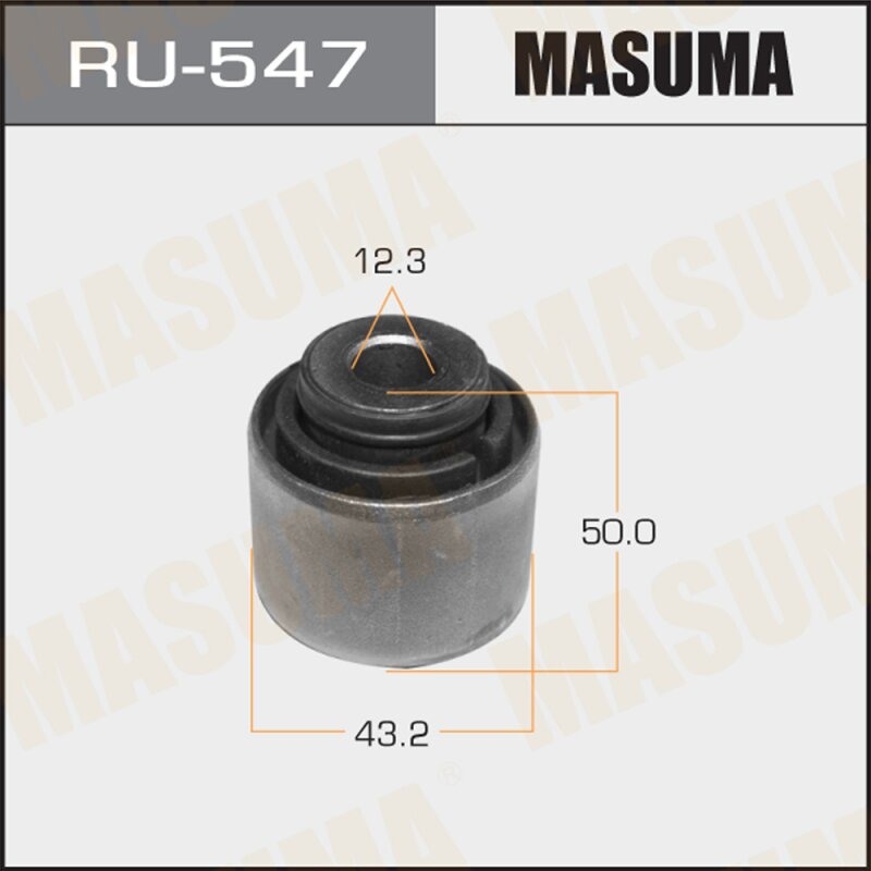 Сайлентблок "Masuma" CR-V/ RE3, RE4 rear low
Сайлентблок "Masuma" CR-V/ RE3, RE4 rear low