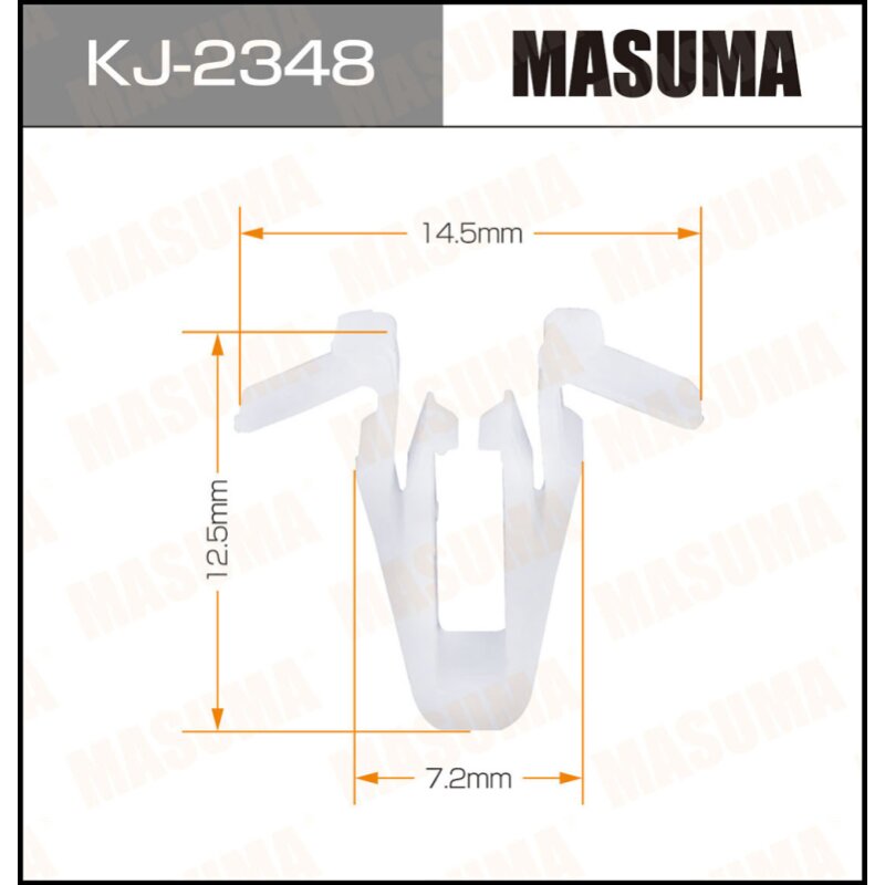 Клипса крепежная MASUMA KJ-2348 (OEM 67771-58010
Клипса крепежная MASUMA KJ-2348 (OEM 67771-58010