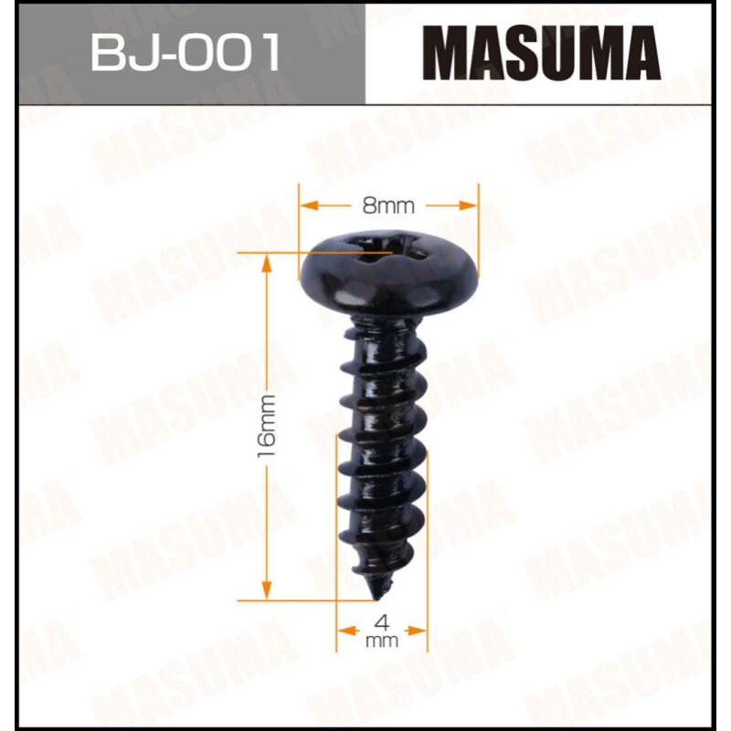 Саморез MASUMA BJ-001 4x16мм, 20 шт
Саморез MASUMA BJ-001 4x16мм, 20 шт