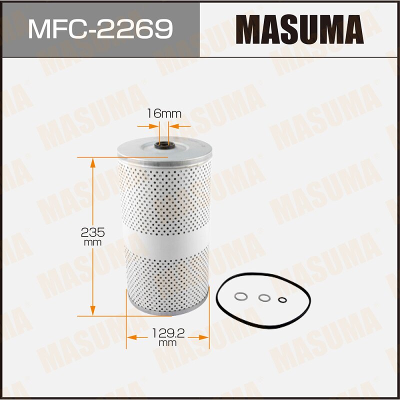 Масляный фильтр O-258 MASUMA
Масляный фильтр O-258 MASUMA