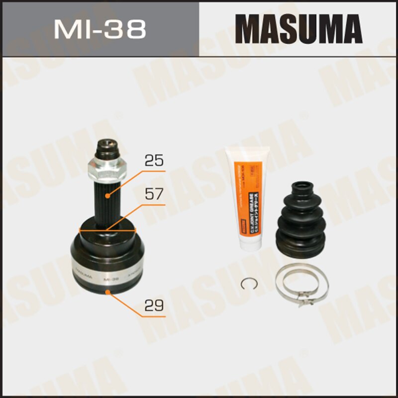 ШРУС MASUMA 29x57x25 (1/6)
ШРУС MASUMA 29x57x25 (1/6)