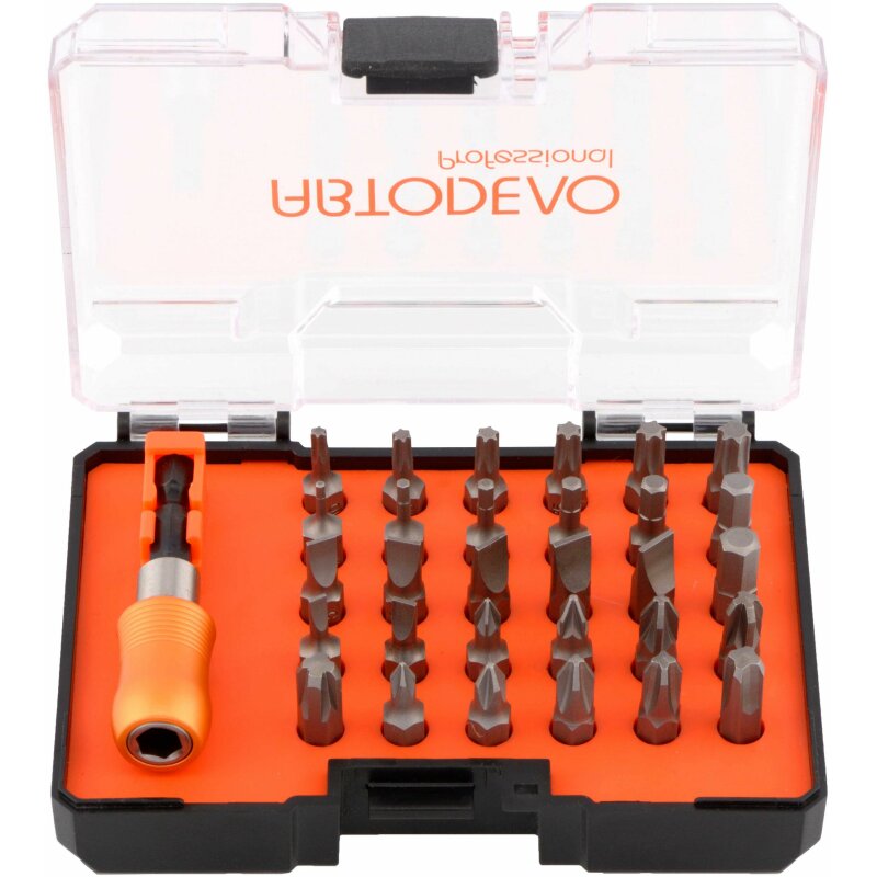 Набор бит Автодело, под размер 1/4", комплект 31 предмет, арт. 40643 Professional
Набор бит Автодело, под размер 1/4", комплект 31 предмет, арт. 40643 Professional