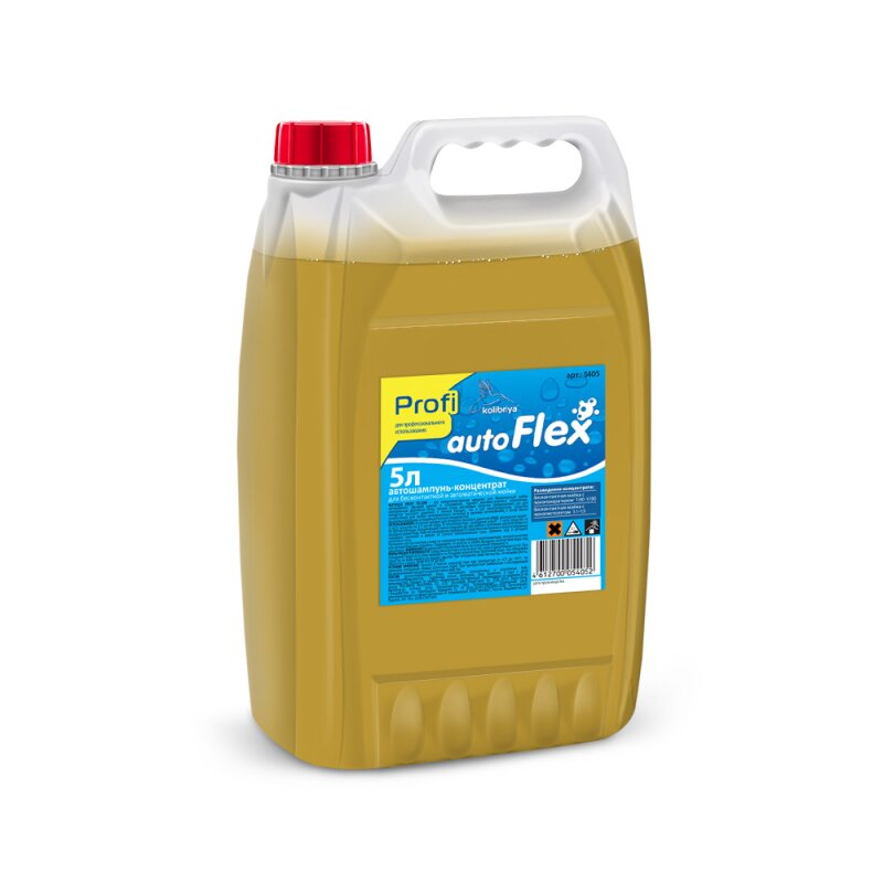 Автошампунь Kolibriya AutoFlex Profi, для бесконтактной мойки, концентрат, жёлтый, канистра 5л, арт. 5405
Автошампунь Kolibriya AutoFlex Profi, для бесконтактной мойки, концентрат, жёлтый, канистра 5л, арт. 5405