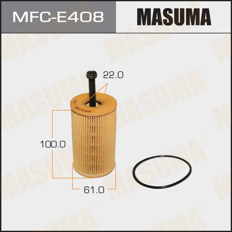 Фильтр масляный Masuma, арт. MFC-E408
Фильтр масляный Masuma, арт. MFC-E408