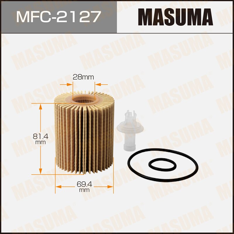 Фильтр масляный Masuma O-116, арт. MFC-2127
Фильтр масляный Masuma O-116, арт. MFC-2127