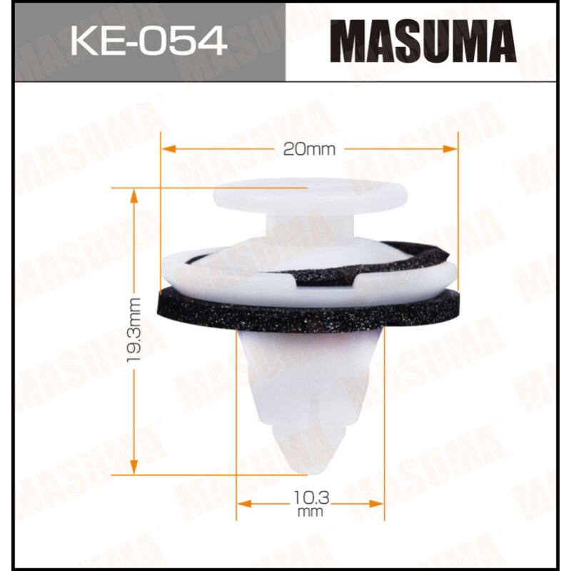Клипса крепежная MASUMA KE-054 (OEM 91513-SJK-003)
Клипса крепежная MASUMA KE-054 (OEM 91513-SJK-003)