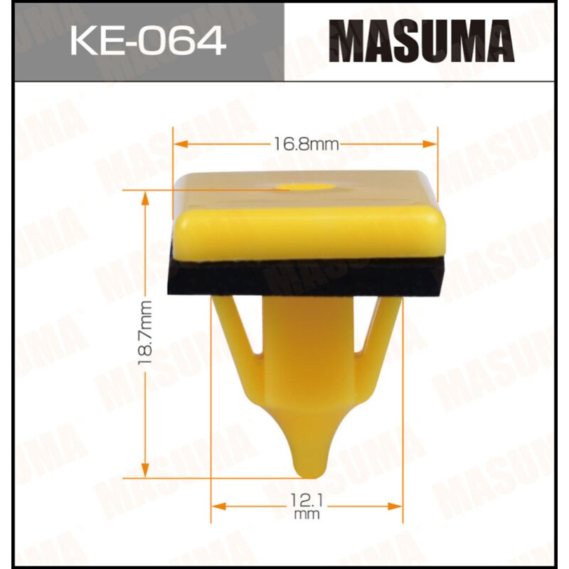 Клипса крепежная MASUMA KE-064 (OEM 87759-27000
Клипса крепежная MASUMA KE-064 (OEM 87759-27000