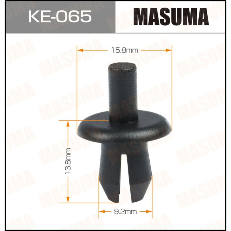 Клипса крепежная MASUMA KE-065 (OEM 16186729901C, N0385491
Клипса крепежная MASUMA KE-065 (OEM 16186729901C, N0385491