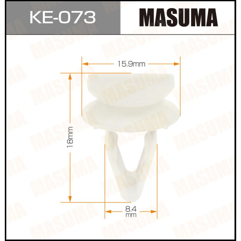Клипса крепежная MASUMA KE-073 (OEM 90602-SFA-004
Клипса крепежная MASUMA KE-073 (OEM 90602-SFA-004