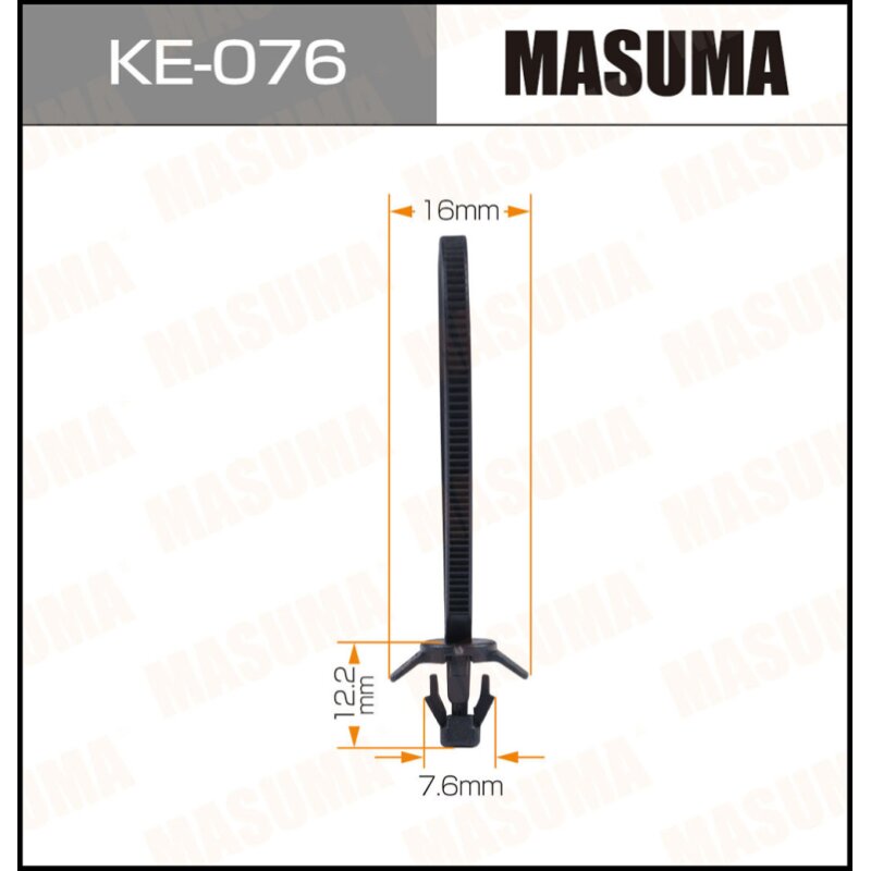 Клипса крепежная MASUMA KE-076
Клипса крепежная MASUMA KE-076