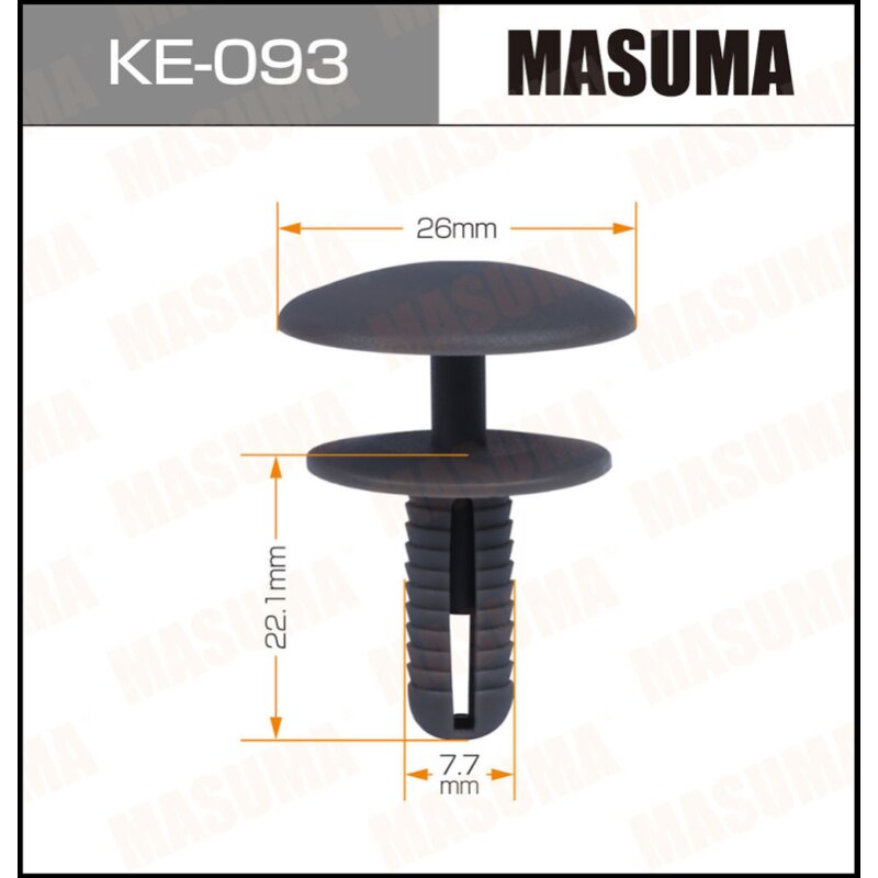 Клипса крепежная MASUMA KE-093
Клипса крепежная MASUMA KE-093