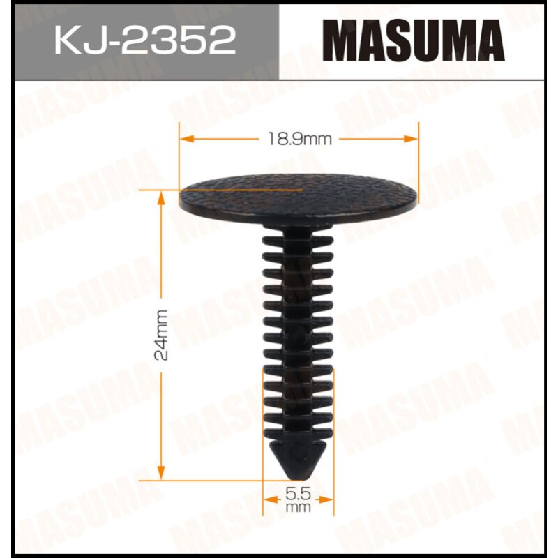 Клипса крепежная "Masuma" KJ-2352
Клипса крепежная "Masuma" KJ-2352