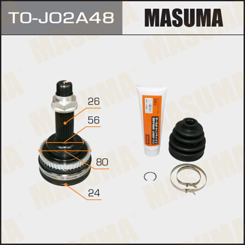 ШРУС MASUMA 24x56x26 x48 (1/6)
ШРУС MASUMA 24x56x26 x48 (1/6)