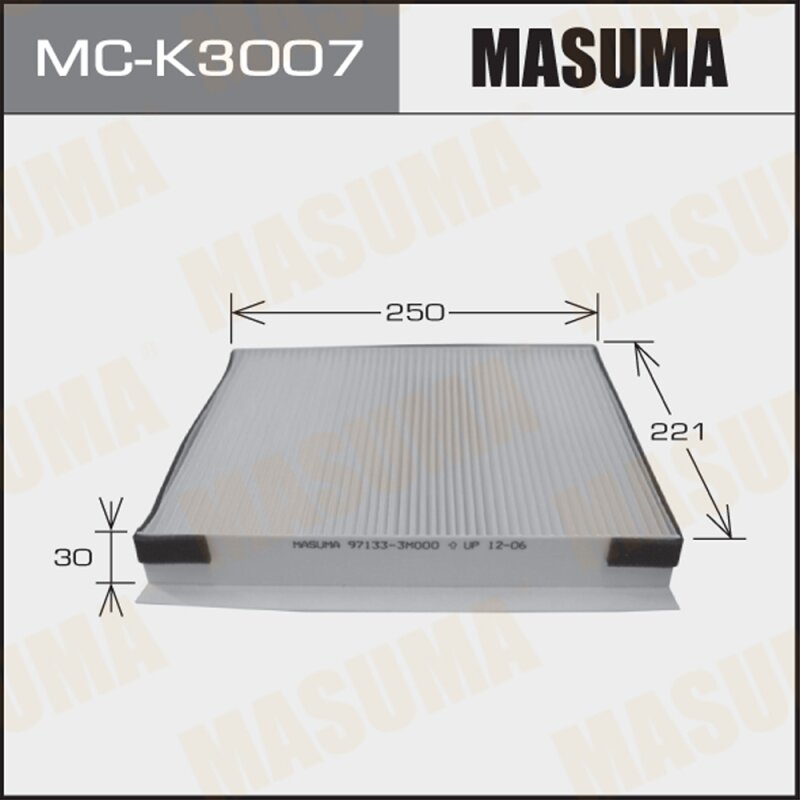 Фильтр салонный Masuma AC9409, арт. MC-K3007
Фильтр салонный Masuma AC9409, арт. MC-K3007