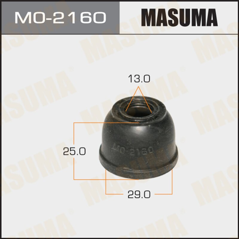 Шаровой пыльник MASUMA 13х29х25
Шаровой пыльник MASUMA 13х29х25