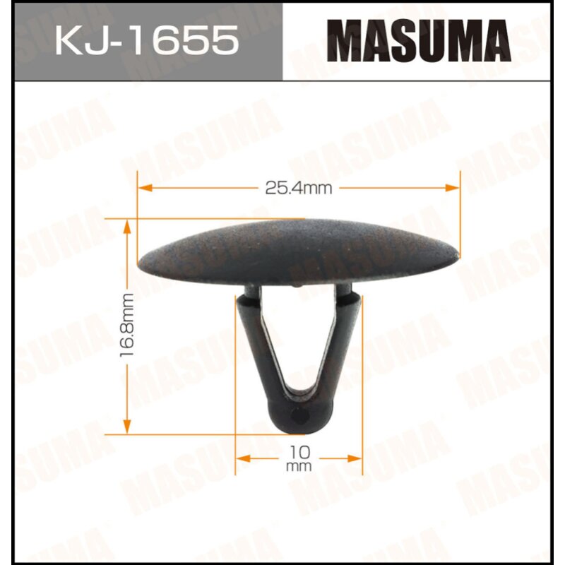 Клипса крепежная MASUMA KJ-1655 (OEM MB655630
Клипса крепежная MASUMA KJ-1655 (OEM MB655630