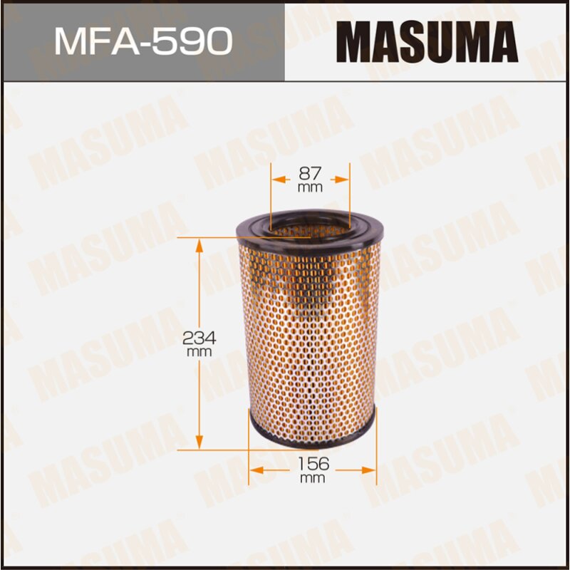 Фильтр воздушный Masuma MFA-590, арт. MFA-590V
Фильтр воздушный Masuma MFA-590, арт. MFA-590V