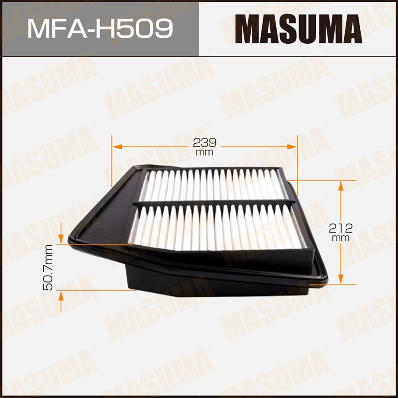 Фильтр воздушный Masuma A8515, арт. MFA-H509
Фильтр воздушный Masuma A8515, арт. MFA-H509
