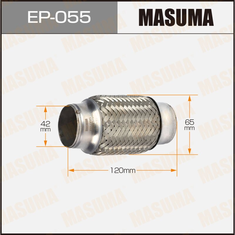 Гофра глушителя "MASUMA" 42x120
Гофра глушителя "MASUMA" 42x120