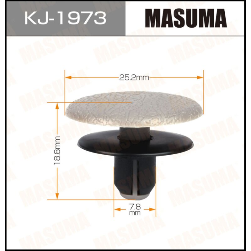 Клипса крепежная MASUMA KJ-1973 (OEM 94415FA000NE)
Клипса крепежная MASUMA KJ-1973 (OEM 94415FA000NE)
