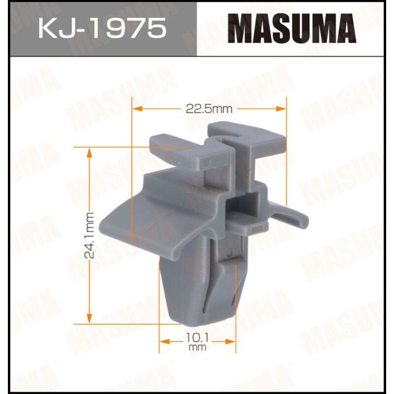 Клипса крепежная MASUMA KJ-1975 (OEM 91059FC040, 91059FC041)
Клипса крепежная MASUMA KJ-1975 (OEM 91059FC040, 91059FC041)