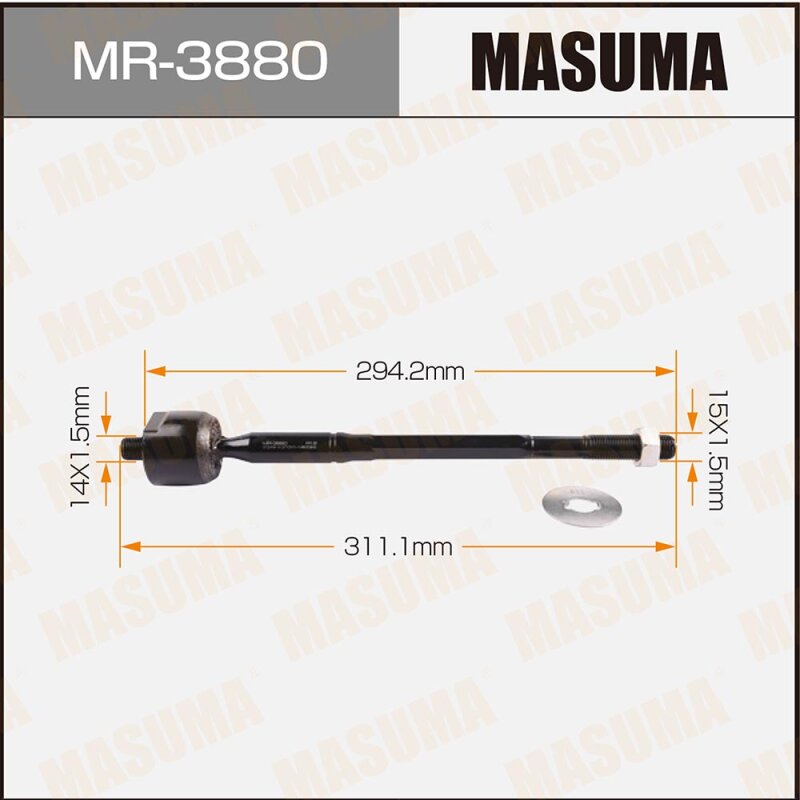Рулевая тяга "Masuma" HILUX/KUN1#, KUN2#
Рулевая тяга "Masuma" HILUX/KUN1#, KUN2#