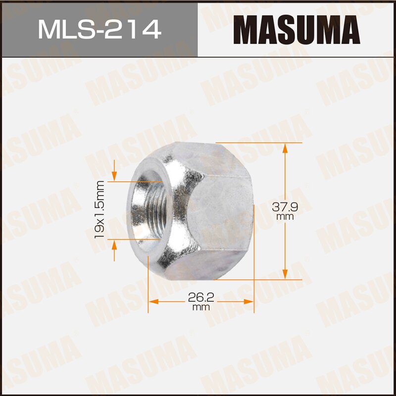 Гайка Masuma, для Mitsubishi, арт. MLS-214
Гайка Masuma, для Mitsubishi, арт. MLS-214