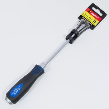 Отвертка AMPRO шлицевая ударная, 6.5х150мм, с прорезиненной ручкой, арт. Т32414
Отвертка AMPRO шлицевая ударная, 6.5х150мм, с прорезиненной ручкой, арт. Т32414