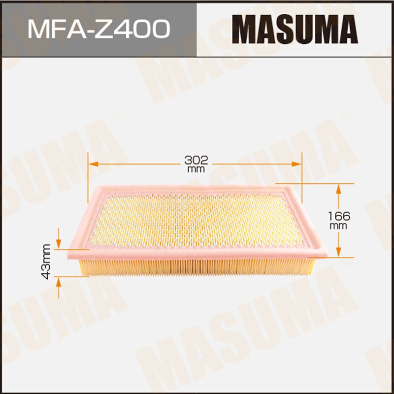 Фильтр воздушный Masuma, арт. MFA-Z400
Фильтр воздушный Masuma, арт. MFA-Z400