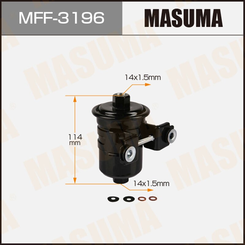 Фильтр топливный Masuma FC-185, арт. MFF-3196
Фильтр топливный Masuma FC-185, арт. MFF-3196